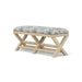 Bramble - Renoir Rattan X Bench Medium - BR-29283 - GreatFurnitureDeal