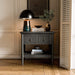 Bramble - Seraphine Large Bedside Table w/ 2 Drawers - BR-29286 - GreatFurnitureDeal