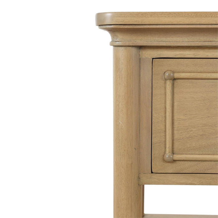 Bramble - Seraphine Large Bedside Table w/ 2 Drawers - BR-29286 - GreatFurnitureDeal