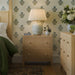 Bramble - Kagu Large Bedside Table w/ 2 Drawers Wrapped in Raffia- 29274RFRW----- - GreatFurnitureDeal