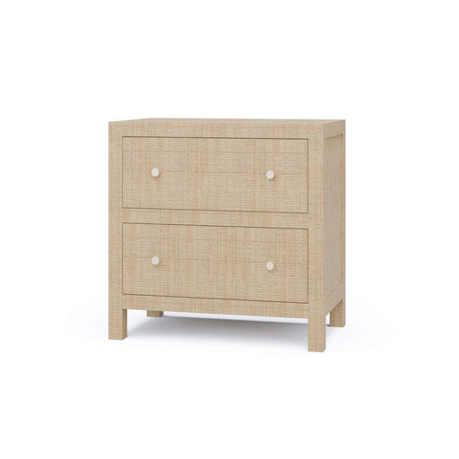 Bramble - Kagu Large Bedside Table w/ 2 Drawers w/ Rattan - BR-29292 - GreatFurnitureDeal
