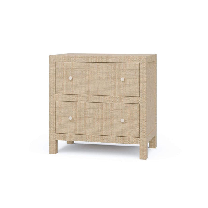 Bramble - Kagu Large Bedside Table w/ 2 Drawers w/ Rattan - BR-29292 - GreatFurnitureDeal