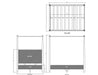 Bramble - Luna Canopy Queen Bed w/ Raffia - BR-29298 - GreatFurnitureDeal