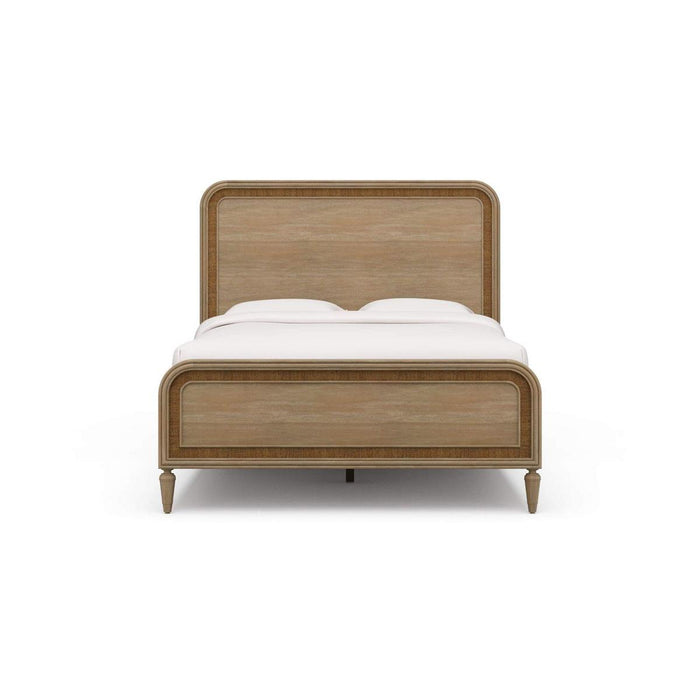 Bramble - Langford Queen Bed w/ Rattan - BR-29299 - GreatFurnitureDeal