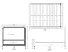 Bramble - Langford Queen Bed w/ Rattan - BR-29299 - GreatFurnitureDeal