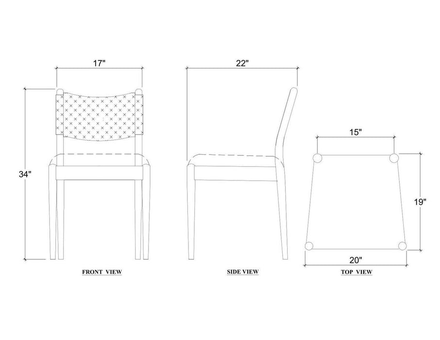Bramble - Langford Upholstered Dining Chair - BR-29301 Set of 2