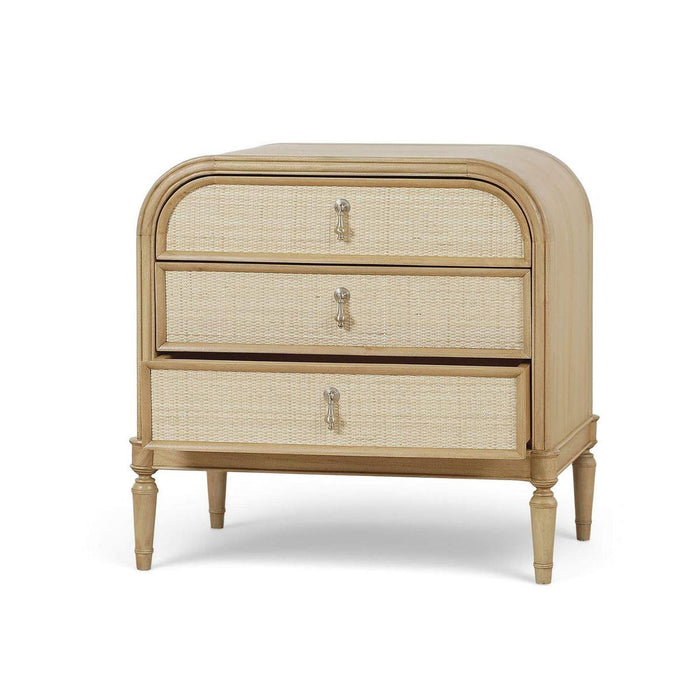 Bramble - Langford 3 Drawer Nightstand w/ Rattan - BR-29310 - GreatFurnitureDeal