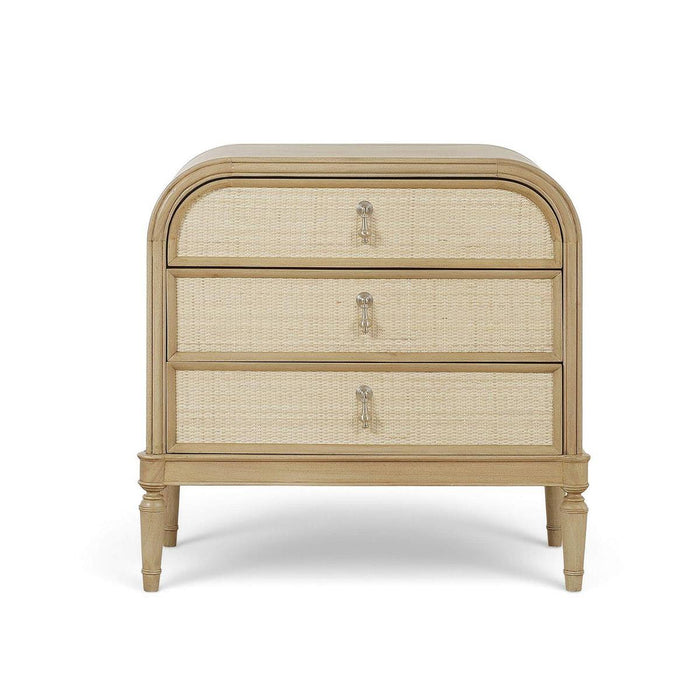 Bramble - Langford 3 Drawer Nightstand w/ Rattan - BR-29310 - GreatFurnitureDeal