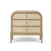 Bramble - Langford 3 Drawer Nightstand w/ Rattan - BR-29310 - GreatFurnitureDeal