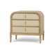 Bramble - Langford 3 Drawer Nightstand w/ Rattan - BR-29310 - GreatFurnitureDeal