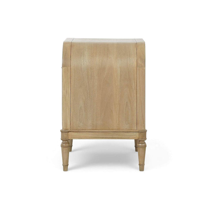 Bramble - Langford 1 Drawer Bedside Table w/ Rattan - BR-29312 - GreatFurnitureDeal
