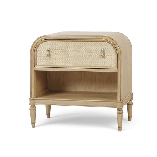 Bramble - Langford 1 Drawer Bedside Table w/ Rattan - BR-29312 - GreatFurnitureDeal