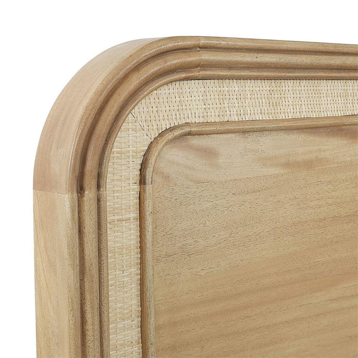 Bramble - Langford King Bed w/ Rattan - BR-29316 - GreatFurnitureDeal