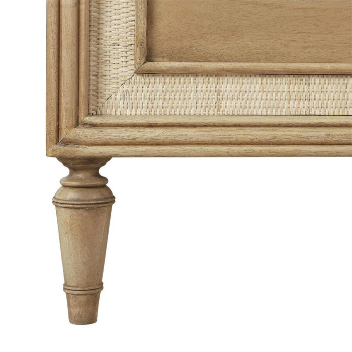 Bramble - Langford King Bed w/ Rattan - BR-29316 - GreatFurnitureDeal