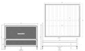 Bramble - Langford King Bed w/ Rattan - BR-29316 - GreatFurnitureDeal