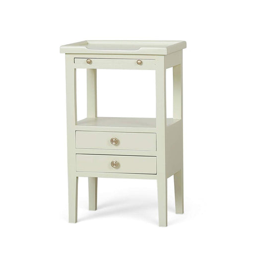 Bramble - Eton 2 Drawer Side Table w/ Pull Out Shelf w/ Knob A - BR-29317 - GreatFurnitureDeal