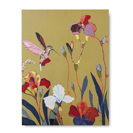 Bramble - Hummingbird Garden on Canvas 63 x 47 w/o Frame - BR-29329 - GreatFurnitureDeal