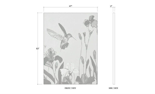Bramble - Hummingbird Garden on Canvas 63 x 47 w/o Frame - BR-29329 - GreatFurnitureDeal