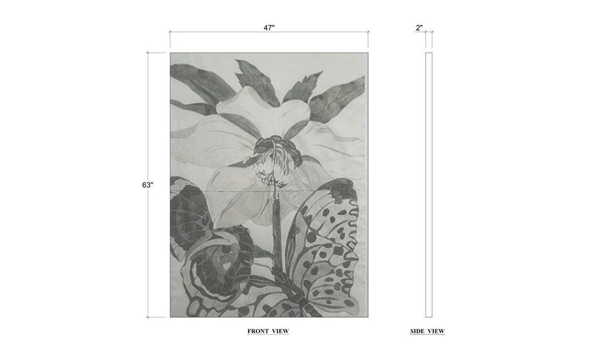 Bramble - Butterfly Garden on Canvas 63 x 47 w/o Frame - BR-29334