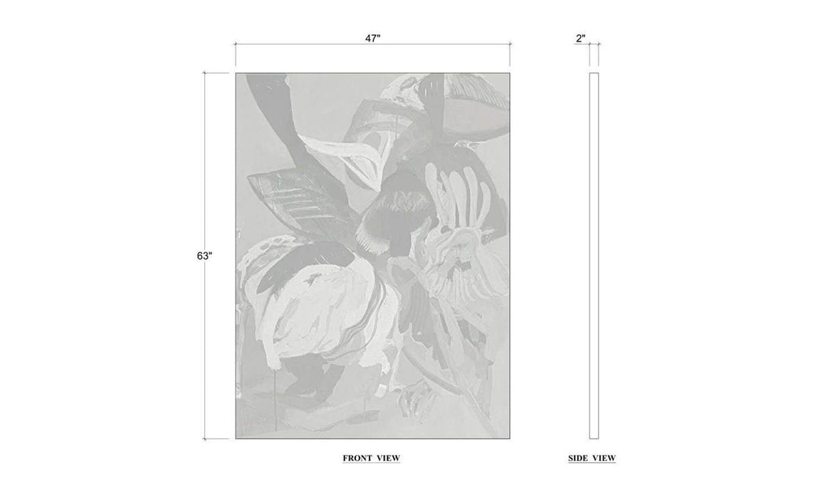 Bramble - Wildflower Muse on Canvas 63 x 47 w/o Frame - BR-29335