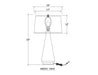 Bramble - Mason Table Lamp w/ Rattan - BR-29340 - GreatFurnitureDeal