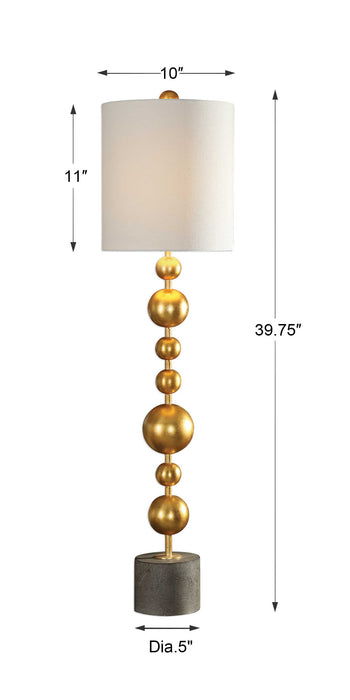 Uttermost - Selim Gold Buffet Lamp - 29566-1 - GreatFurnitureDeal