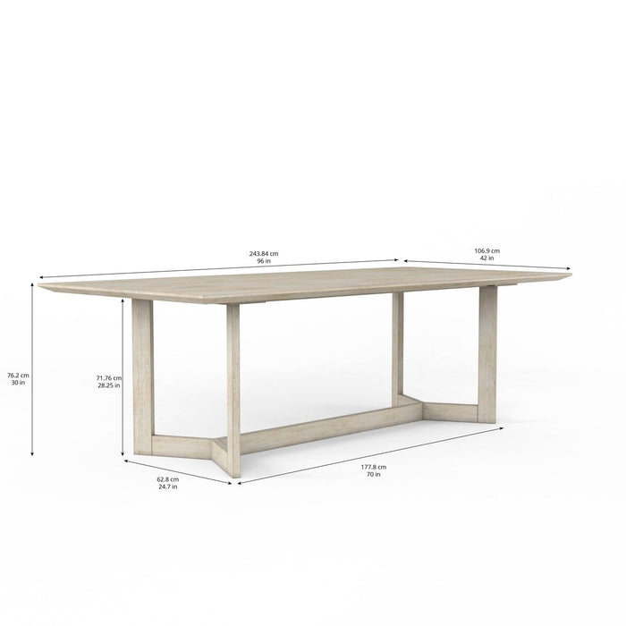 ART Furniture - Cotiere Rectangular Dining Table in Linen - 299220-2349