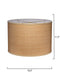 Jamie Young Company - Raffia Classic Drum Shade in Natural - 2DRUM-88CL - GreatFurnitureDeal