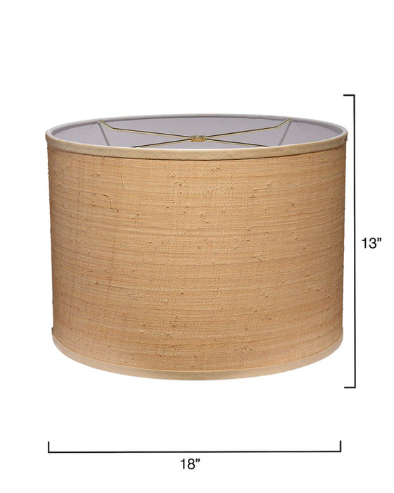 Jamie Young Company - Raffia Large Drum Shade in Natural - 2DRUM-88LG - GreatFurnitureDeal