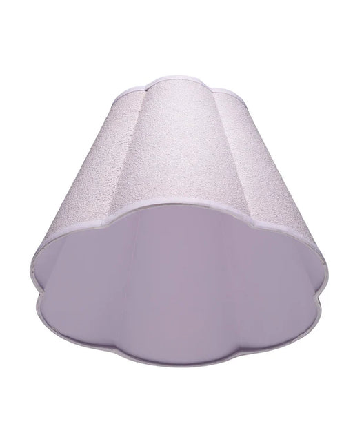 Jamie Young Company - Scalloped Large Lamp Shade in White Linen - 2SCAL-131LG - GreatFurnitureDeal