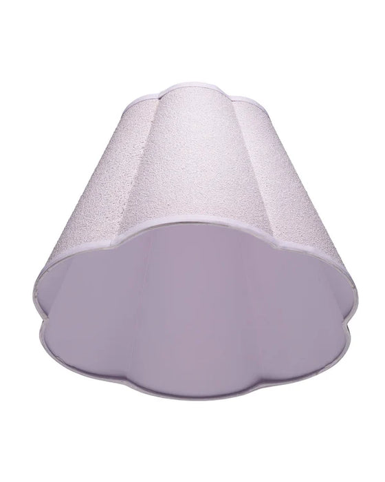 Jamie Young Company - Scalloped Large Lamp Shade in White Linen - 2SCAL-131LG - GreatFurnitureDeal