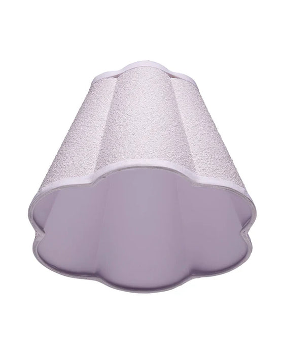 Jamie Young Company - Scalloped Small Lamp Shade in White Linen - 2SCAL-131SM - GreatFurnitureDeal