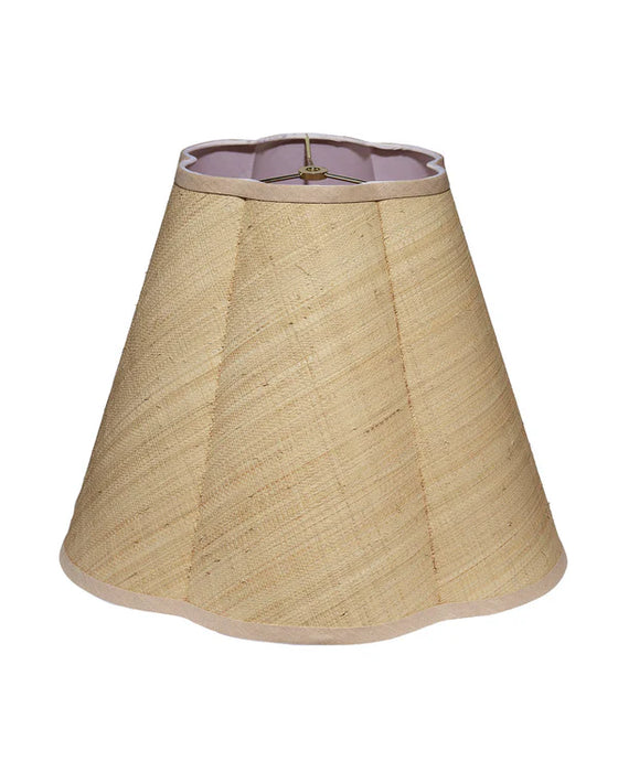 Jamie Young Company - Scalloped Large Lamp Shade in Raffia - 2SCAL-88LG - GreatFurnitureDeal