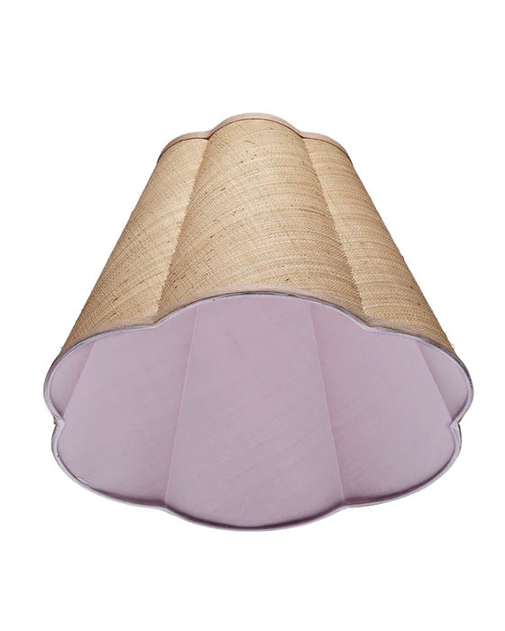 Jamie Young Company - Scalloped Large Lamp Shade in Raffia - 2SCAL-88LG - GreatFurnitureDeal