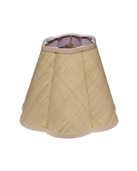 Jamie Young Company - Scalloped Small Lamp Shade in Raffia - 2SCAL-88SM - GreatFurnitureDeal