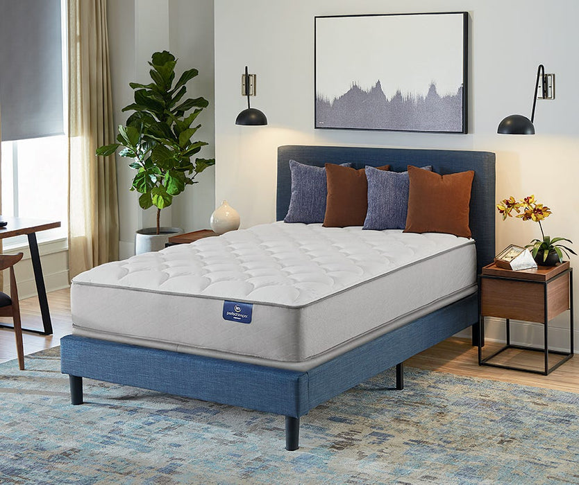 Serta Mattress - Master Suite Hotel 11" One Sided Plush Cal King Size Mattress - Master Suite CAL KING - GreatFurnitureDeal