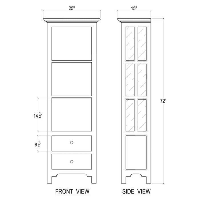 Bramble - Aries Bookcase w-o Door in Batavia Black - BR-23645BBA - GreatFurnitureDeal