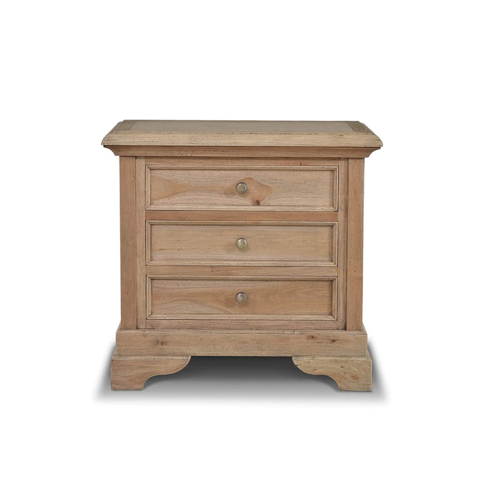 Bramble - Huntley 3 Drawer Nightstand in Chantilie - BR-FAC-26145CHT - GreatFurnitureDeal