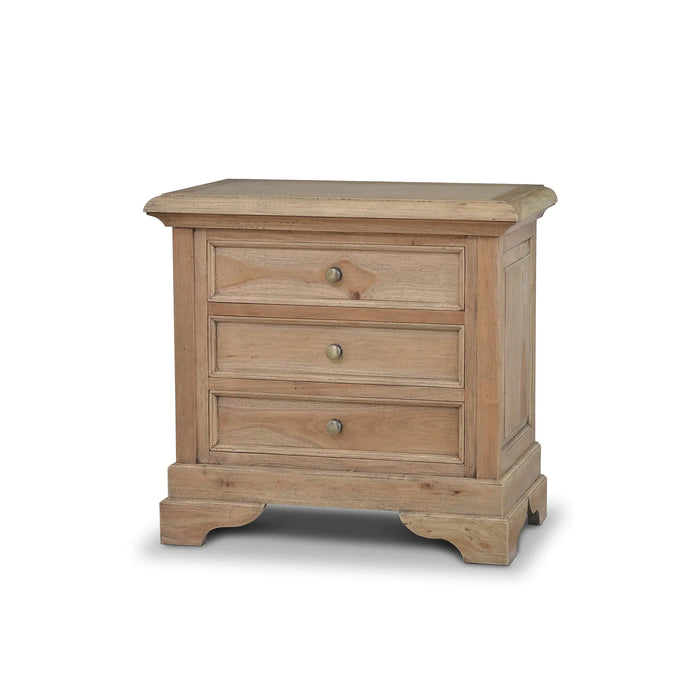 Bramble - Huntley 3 Drawer Nightstand in Chantilie - BR-FAC-26145CHT - GreatFurnitureDeal