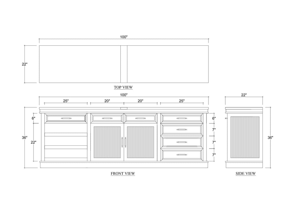 Bramble - Kraton Buffet w/ Wine Rack in Sandbar - BR-28117SNB----- - GreatFurnitureDeal