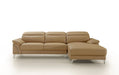 VIG Furniture - Divani Casa Sura - Modern Camel Leather Right Facing Sectional Sofa - VGBNS-1812-CML-RAF - GreatFurnitureDeal