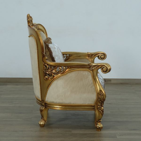 European Furniture - Bellagio Luxury Chair Antique Bronze - 30014-C - GreatFurnitureDeal