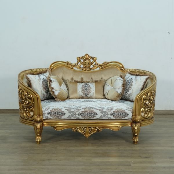 European Furniture - Bellagio Luxury Loveseat Antique Bronze - 30014-L - GreatFurnitureDeal