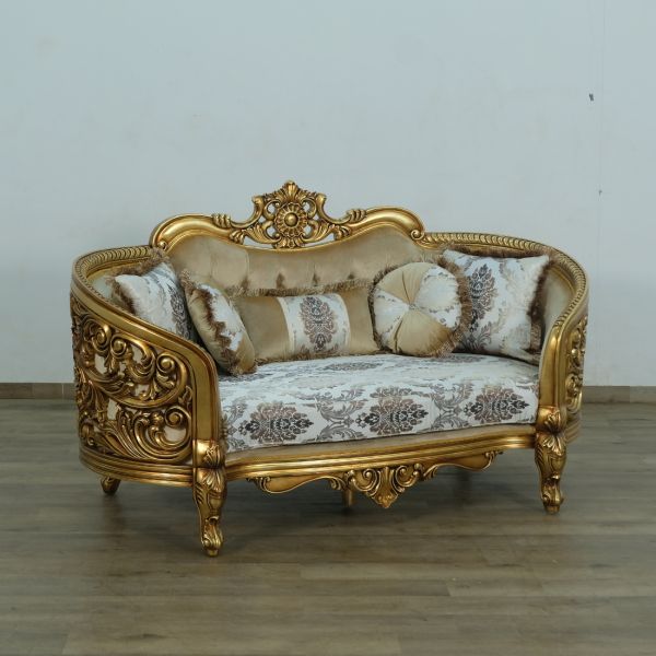 European Furniture - Bellagio Luxury Loveseat Antique Bronze - 30014-L - GreatFurnitureDeal
