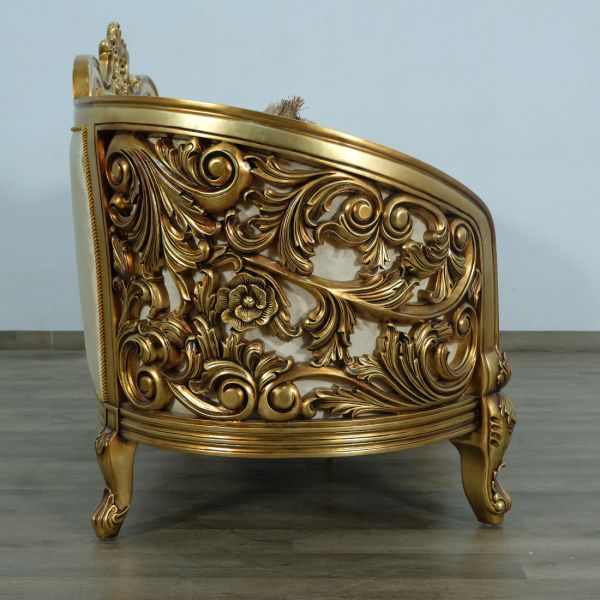 European Furniture - Bellagio Luxury Loveseat Antique Bronze - 30014-L - GreatFurnitureDeal