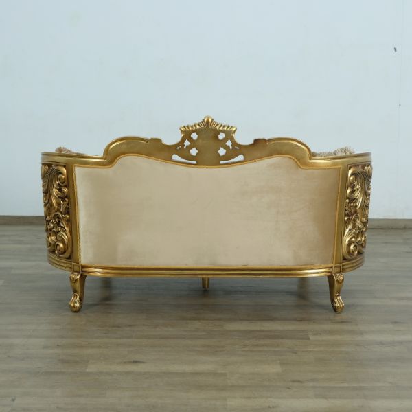 European Furniture - Bellagio Luxury Loveseat Antique Bronze - 30014-L - GreatFurnitureDeal