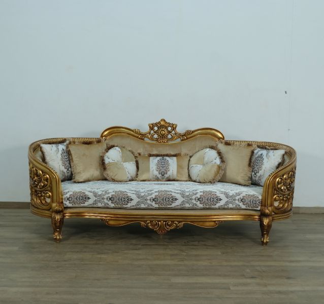 European Furniture - Bellagio Luxury Sofa Antique Bronze - 30014-S - GreatFurnitureDeal