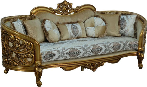 European Furniture - Bellagio Luxury Sofa Antique Bronze - 30014-S - GreatFurnitureDeal