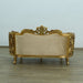 European Furniture - Bellagio Luxury Loveseat - Antique Bronze Damask Gold Fabric - 30016-L - GreatFurnitureDeal