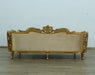 European Furniture - Bellagio Luxury Sofa - Antique Bronze Damask Gold Fabric - 30016-S - GreatFurnitureDeal